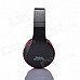 NX-8252 Portable Folding Bluetooth V3.0 Headphones w/ Mic - Red + Black NX-8252 Portable Folding Bluetooth V3.0 Headphones w/ Mic - Red + Black