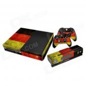 German Flag Patterned Protective Sticker Set for Xbox One Console + - Multi-colored