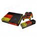 German Flag Patterned Protective Sticker Set for Xbox One Console + - Multi-colored German Flag Patterned Protective Sticker Set for Xbox One Console + - Multi-colored