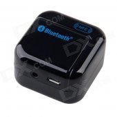 H-266 Bluetooth V2.1 Music Audio Receiver w/ NFC - Black