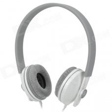 Gorsun GS-C7705 Wired Dynamic Stereo Bass Headphones Headset - White + Grey Gorsun GS-C7705 Wired Dynamic Stereo Bass Headphones Headset - White + Grey