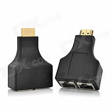 CYF-3001 HDMI to RJ45 CAT-5e / 6 HD 3D Signal Extension Adapters - Black (2 PCS) CYF-3001 HDMI to RJ45 CAT-5e / 6 HD 3D Signal Extension Adapters - Black (2 PCS)