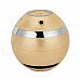 BL-25 Mini Portable Bluetooth V3.0 Speaker w/ FM / TF / Micro USB / Mic. - Golden + Silver