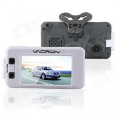 VACRON CBN01 3.0" Full HD 1080P 5.0MP CMOS 120' Wide Angle Car DVR w/ GPS, IR Night Vision - White VACRON CBN01 3.0" Full HD 1080P 5.0MP CMOS 120' Wide Angle Car DVR w/ GPS, IR Night Vision - White