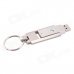 Creative Rotary Stainless Steel USB 2.0 Flash Drive Keychain - Silver (8GB)