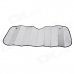 60 x 130 Windshield Sun Block Sunshade Plate Cover for Car - Silver