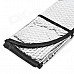 60 x 130 Windshield Sun Block Sunshade Plate Cover for Car - Silver