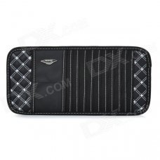 Convenient Sun Louver Mounted CD Organizer / Carrier CD Bag for Car - White + Black