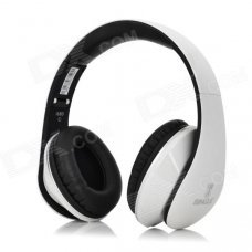 Bingle I680 3.5mm Wired Headband Headphone w/ Microphone / Remote - White + Black Bingle I680 3.5mm Wired Headband Headphone w/ Microphone / Remote - White + Black