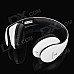 Bingle I680 3.5mm Wired Headband Headphone w/ Microphone / Remote - White + Black Bingle I680 3.5mm Wired Headband Headphone w/ Microphone / Remote - White + Black