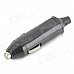 SZGAOY 14080305-20A DIY Replacement 20A Car Cigarette Lighter Conector - Black + Silver SZGAOY 14080305-20A DIY Replacement 20A Car Cigarette Lighter Conector - Black + Silver