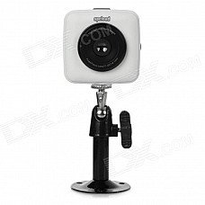 Mini WiFi HD 1.3MP CMOS IP Camera - White Mini WiFi HD 1.3MP CMOS IP Camera - White