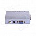 HD AV to VGA Video Converter w/ Video / S-Video - Dark Silver HD AV to VGA Video Converter w/ Video / S-Video - Dark Silver