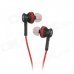 Bingle I808 In-Ear Earphones w/ Mic. / 3.5mm Jack - Red + Black (126cm) Bingle I808 In-Ear Earphones w/ Mic. / 3.5mm Jack - Red + Black (126cm)
