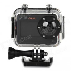 BYY-I254 Water Resistant HD 1080P 1.3" LCD 1/2.5" CMOS 5.0MP Sport Cubic Camera - White + Black BYY-I254 Water Resistant HD 1080P 1.3" LCD 1/2.5" CMOS 5.0MP Sport Cubic Camera - White + Black