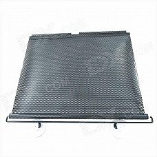 Carking Retractable Car Window Sunshade Shield Visor Curtain - Black (45 x 125cm / 2PCS)