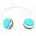 H308 Digital 2.4G Wireless Headphones w/ Microphone - Blue + White H308 Digital 2.4G Wireless Headphones w/ Microphone - Blue + White