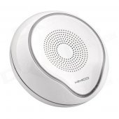 Ximico S5 Rechargeable Bluetooth V3.0 Stereo Speaker w/ Microphone / Blue Light - White