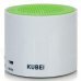 KUBEI 300A Portable Wireless Bluetooth V3.0 Speaker w/ Micro USB - White + Green KUBEI 300A Portable Wireless Bluetooth V3.0 Speaker w/ Micro USB - White + Green