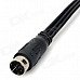 Jiahui 9pin S-Video Male to 3-RCA Female Adapter Cable - Black + Multicolored (30cm) Jiahui 9pin S-Video Male to 3-RCA Female Adapter Cable - Black + Multicolored (30cm)