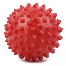 1006118 Fun Massage Ball Toy w/ Bump Surface for Baby / Children - Red
