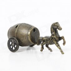 AYA Creative Style Windproof Metal Butane Jet Gas Lighter - Copper