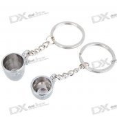 Drinking Cup Kirksite Couple's Keychains (Pair)
