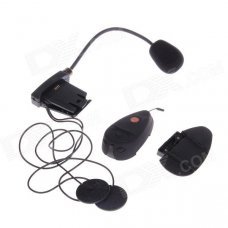 V2-100 100M 2-Rider Handsfree Bluetooth Intercom Set for Motorcycle - Black V2-100 100M 2-Rider Handsfree Bluetooth Intercom Set for Motorcycle - Black