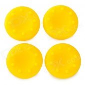 FT-XP01 Replacement Silicone Anti-Slip Joystick Caps for PS4 / XBOX 360 / XBOX One - Yellow