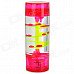 Creative Oil Drop Cylindrical Hourglass Shaped Lamp - Red + Light Green + Multi-Color