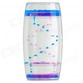 Creative Two-tone Color Oil Drop Hourglass - Pink + Blue