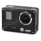 Amkov SJ5000 20MP 2/3 CMOS 1080P Full HD WiFi Outdoor Sports Digital Video Camera - Black