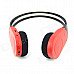 D-460 Rechargeable Wireless Headphones w/ TF Card Slot / FM Radio - Black + Red D-460 Rechargeable Wireless Headphones w/ TF Card Slot / FM Radio - Black + Red