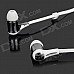 Nameblue GS-111 Bluetooth V4.0 In-Ear Earphone w/ Microphone - Silver + White Nameblue GS-111 Bluetooth V4.0 In-Ear Earphone w/ Microphone - Silver + White