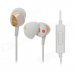 SSK EP-AM13 In-Ear Mega Bass Stereo Earphones - White + Golden SSK EP-AM13 In-Ear Mega Bass Stereo Earphones - White + Golden
