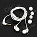SSK EP-AM13 In-Ear Mega Bass Stereo Earphones - White + Golden SSK EP-AM13 In-Ear Mega Bass Stereo Earphones - White + Golden