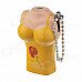 Creative Bathing Suit Human Body Style Windproof Blue Flame Butane Gas Lighter - Yellow Creative Bathing Suit Human Body Style Windproof Blue Flame Butane Gas Lighter - Yellow