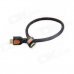 AYA 5944 1080P HDMI V1.4 Male to Male Extender HD Cable - Black + Orange (50cm)