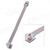 HJ FPV HDMI to Micro HDMI Flexible Cable Adapter for Sony A5000 /A6000 - Greyish White