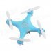 CX-10 Mini 2.4G 4-CH Radio Control Outdoor R/C Quadcopter w/ Gyro - Blue + White (2 x AAA) CX-10 Mini 2.4G 4-CH Radio Control Outdoor R/C Quadcopter w/ Gyro - Blue + White (2 x AAA)