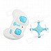 CX-10 Mini 2.4G 4-CH Radio Control Outdoor R/C Quadcopter w/ Gyro - Blue + White (2 x AAA) CX-10 Mini 2.4G 4-CH Radio Control Outdoor R/C Quadcopter w/ Gyro - Blue + White (2 x AAA)