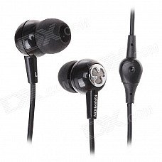 KEENION KDM-E91 3.5mm In-Ear Style Headphone w/ Sound Card - Black (Cable-210cm) KEENION KDM-E91 3.5mm In-Ear Style Headphone w/ Sound Card - Black (Cable-210cm)