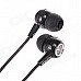 KEENION KDM-E91 3.5mm In-Ear Style Headphone w/ Sound Card - Black (Cable-210cm) KEENION KDM-E91 3.5mm In-Ear Style Headphone w/ Sound Card - Black (Cable-210cm)