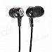 KEENION KDM-E91 3.5mm In-Ear Style Headphone w/ Sound Card - Black (Cable-210cm) KEENION KDM-E91 3.5mm In-Ear Style Headphone w/ Sound Card - Black (Cable-210cm)