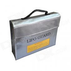 King Size 240 x 65 x 180mm Battery Safety Storage Bag for RC Li-Po Battery - Silver King Size 240 x 65 x 180mm Battery Safety Storage Bag for RC Li-Po Battery - Silver