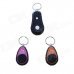 CATCAM FK-0382F 1-to-2 Personal Alarm Tracker Keychains Kit - Black CATCAM FK-0382F 1-to-2 Personal Alarm Tracker Keychains Kit - Black