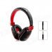 MQ33 Superb 3.5 mm On-ear Headphones with Microphone for Apple Devices - Black + Red MQ33 Superb 3.5 mm On-ear Headphones with Microphone for Apple Devices - Black + Red