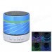 Portable Bluetooth v3.0 Speaker w/ Hands-Free / Colorful Light - Blue + Black Portable Bluetooth v3.0 Speaker w/ Hands-Free / Colorful Light - Blue + Black
