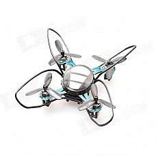 2.4GHz 6-CH Wireless IR R/C Quadcopter w/ Gyroscope - Black + Blue (4 x AAA) 2.4GHz 6-CH Wireless IR R/C Quadcopter w/ Gyroscope - Black + Blue (4 x AAA)