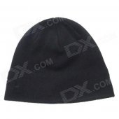 Fashionable Autumn & Winter Warm Cashmere Hat w/ Bluetooth Function - Black